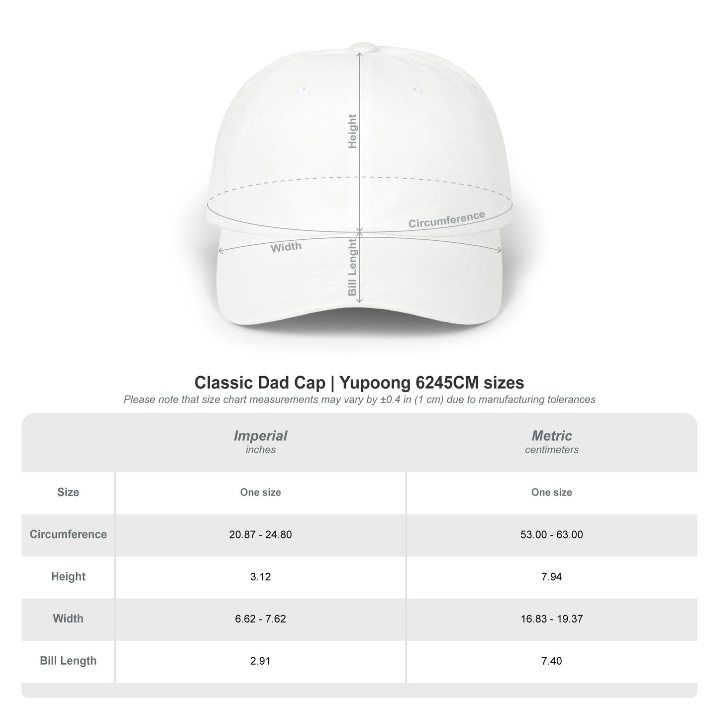 Take It Slow Relaxed White Baseball Hat
