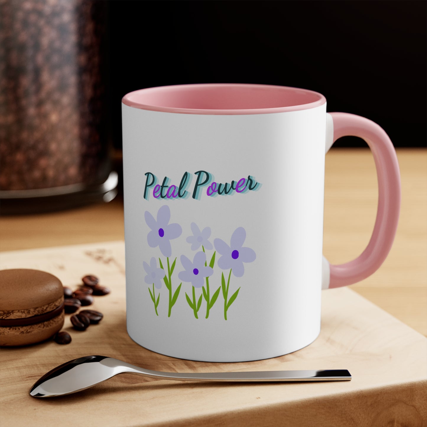 Petal Power Floral - Accent Coffee Mug (11 oz.)