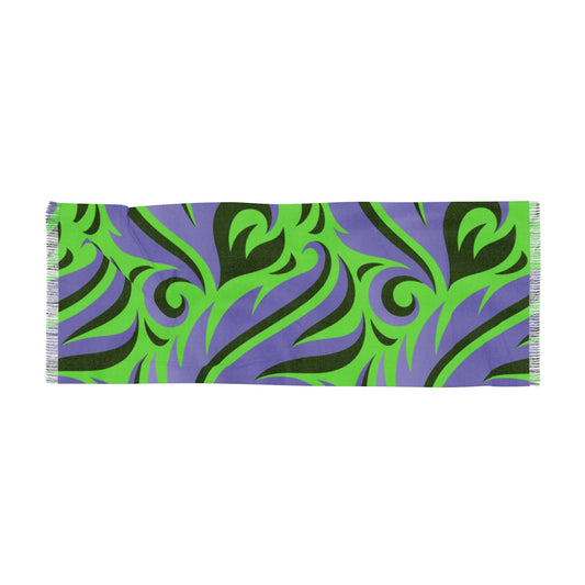 Unisex Floral Wave Scarf