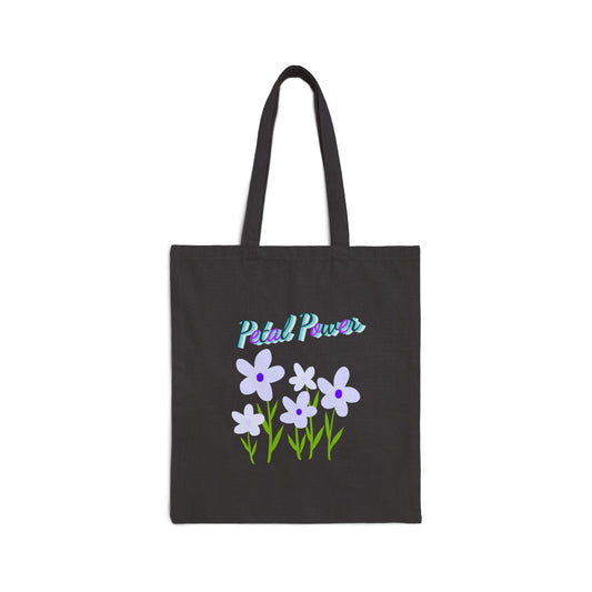 Petal Power Tote Canvas Bag