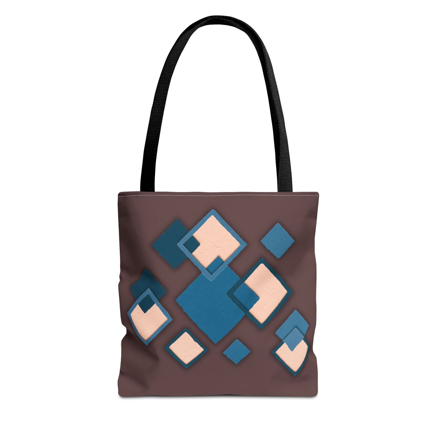 Geometric Diamond Pattern Tote Bag