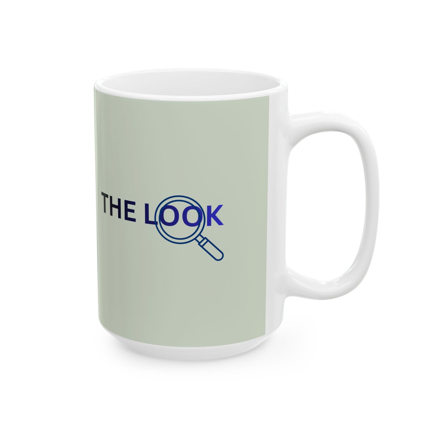 "The Look" Minimalist Coffee Cup with Sleek Line Art (11oz, 15oz)