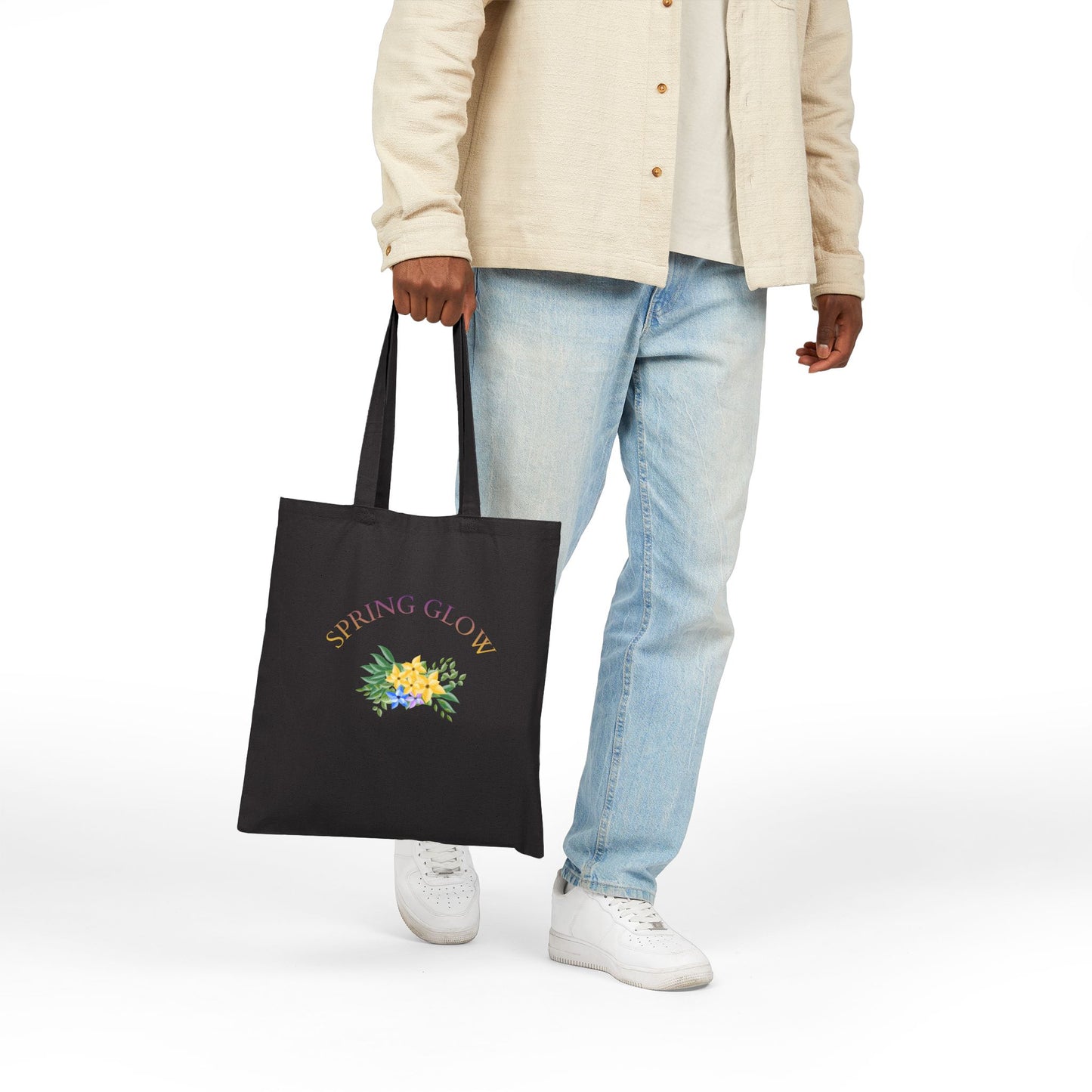 "Spring Glow" Tote for Market, Beach & Everyday Use