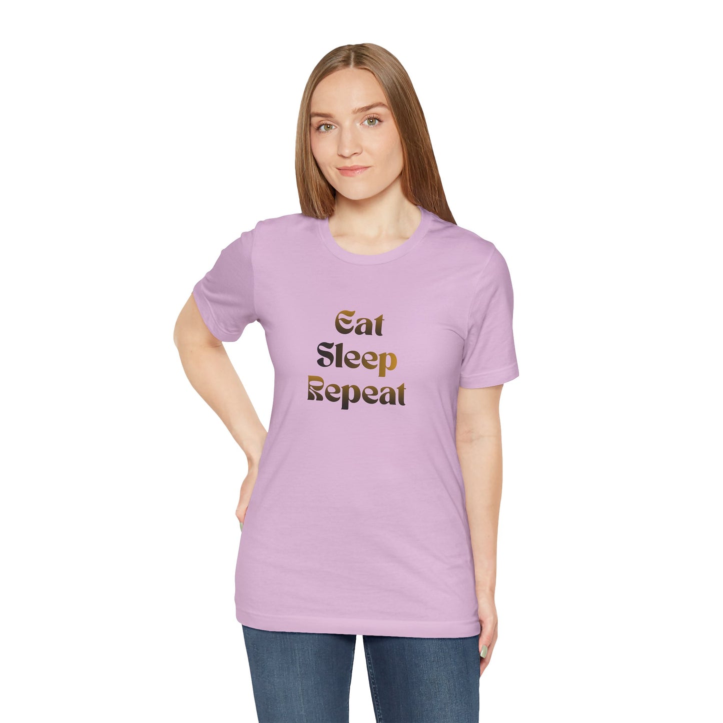 Eat Sleep Repeat Unisex Jersey Short Sleeve Tee