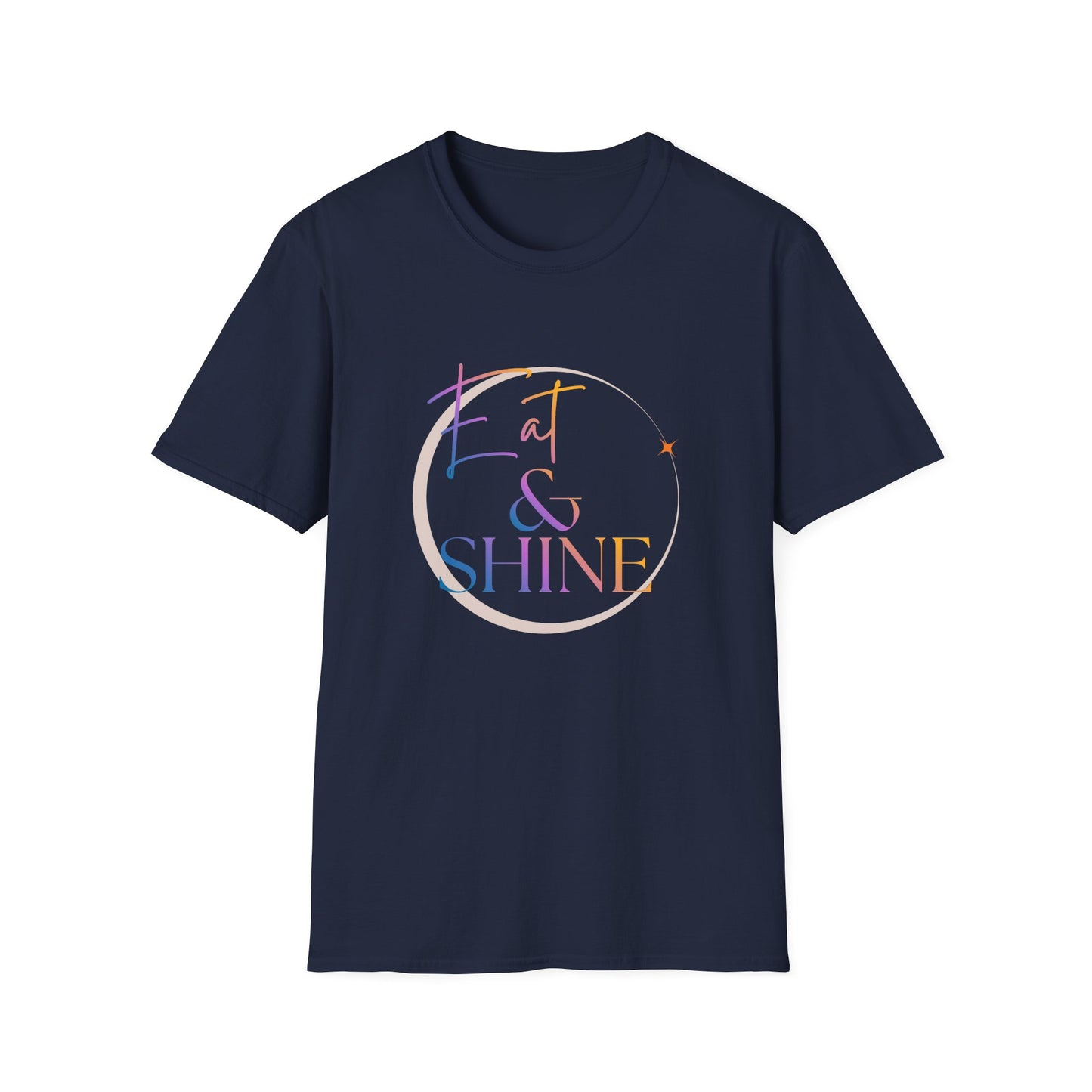Eat & Shine Pastel Sunrise Inspirational Tee