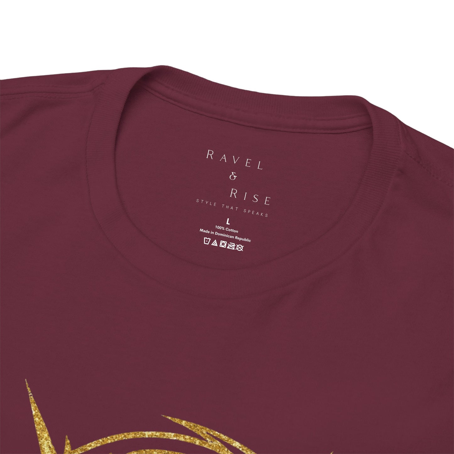 'Tornado Energy' Gold Storm Logo Graphic Tee