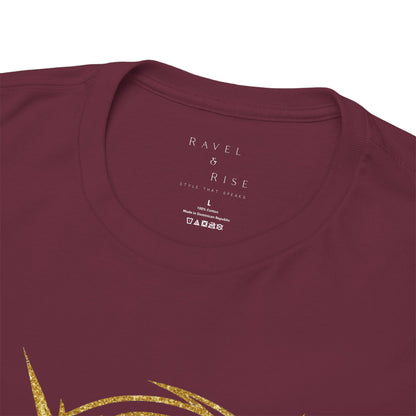 'Tornado Energy' Gold Storm Logo Graphic Tee
