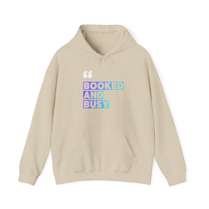 "Booked and Busy" Graphic Pullover for Readers & Creatives