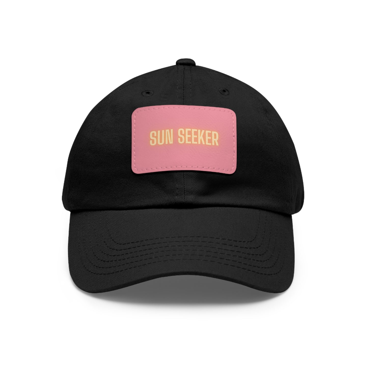 Sun Seeker Leather Patch Dad Hat