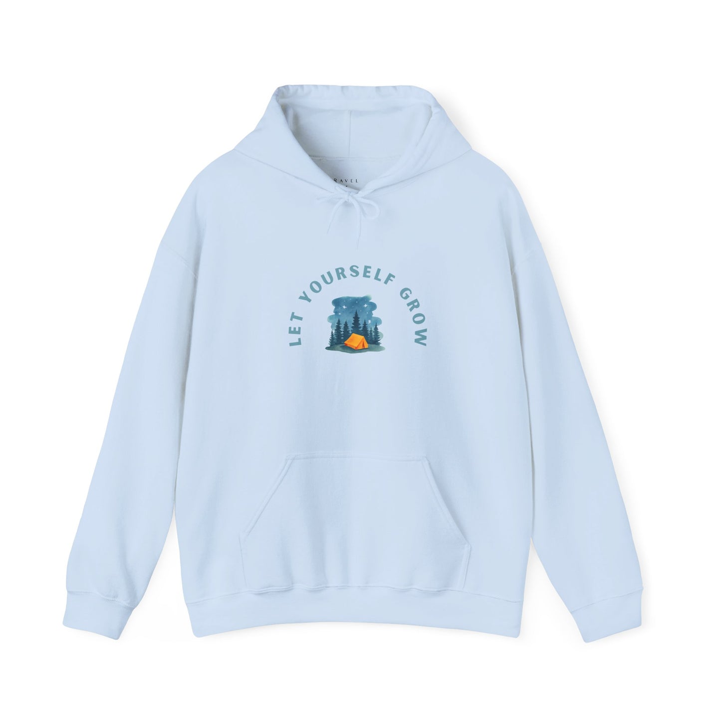 Let Yourself Grow Hoodie — Botanical Plant Graphic Hooded Sweatshirt