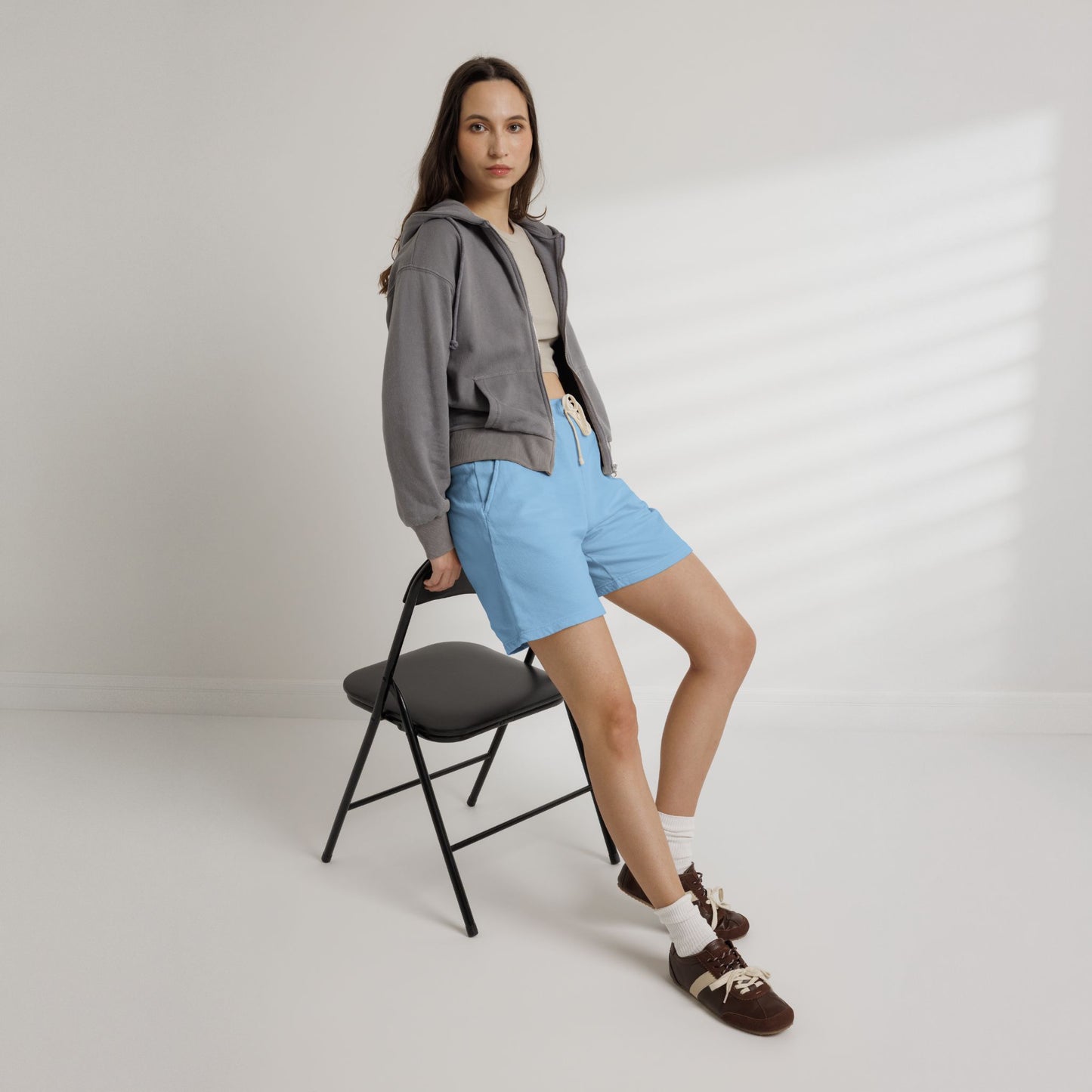 Lightweight Fleece Sweat Shorts — 'Adventure Mode' Vintage Camera Graphic