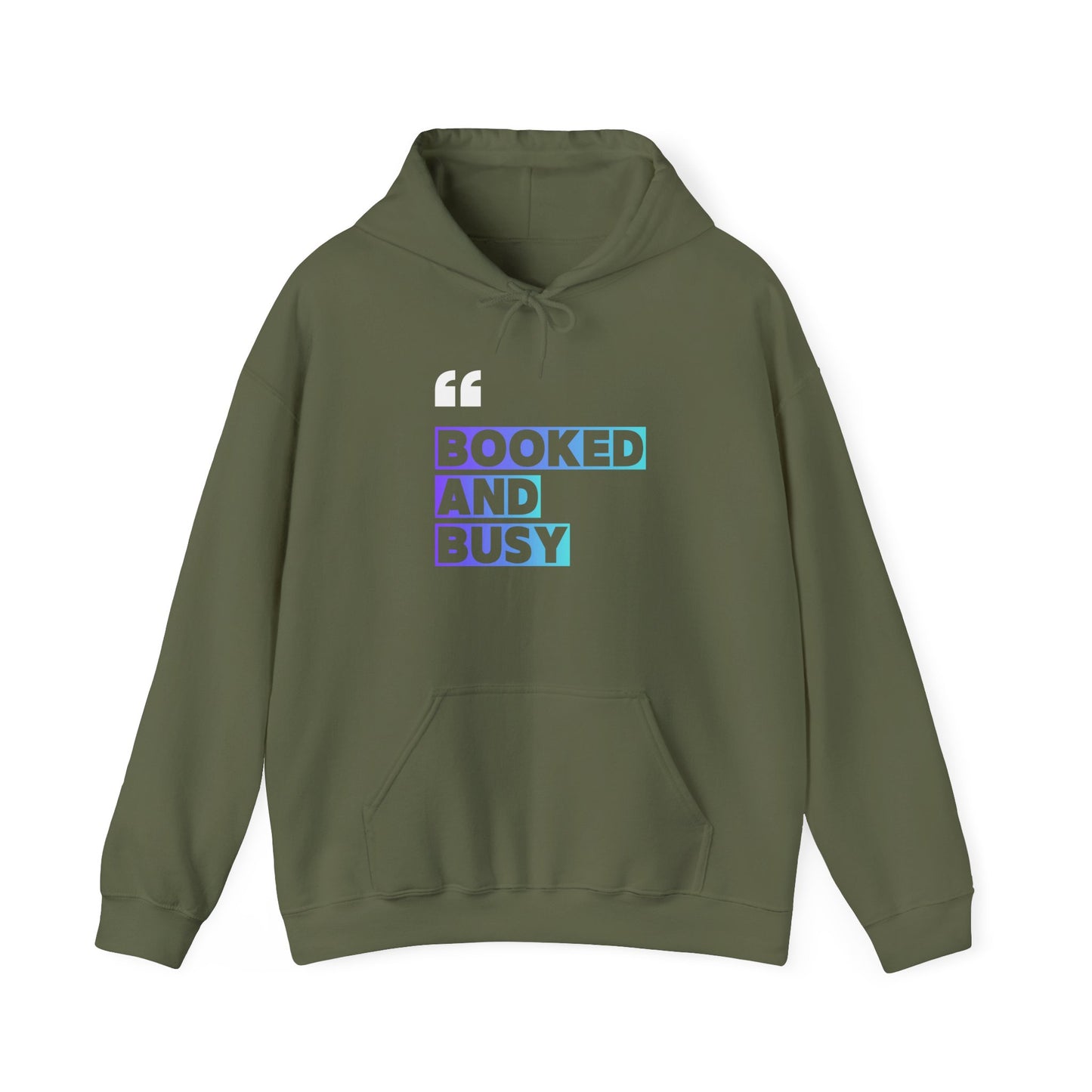 "Booked and Busy" Graphic Pullover for Readers & Creatives