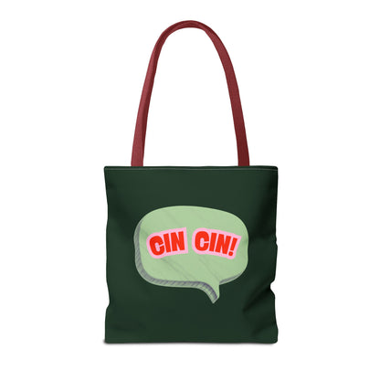Cin Cin! Speech Bubble Cotton Tote Bag
