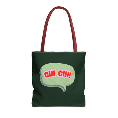 Cin Cin! Speech Bubble Cotton Tote Bag