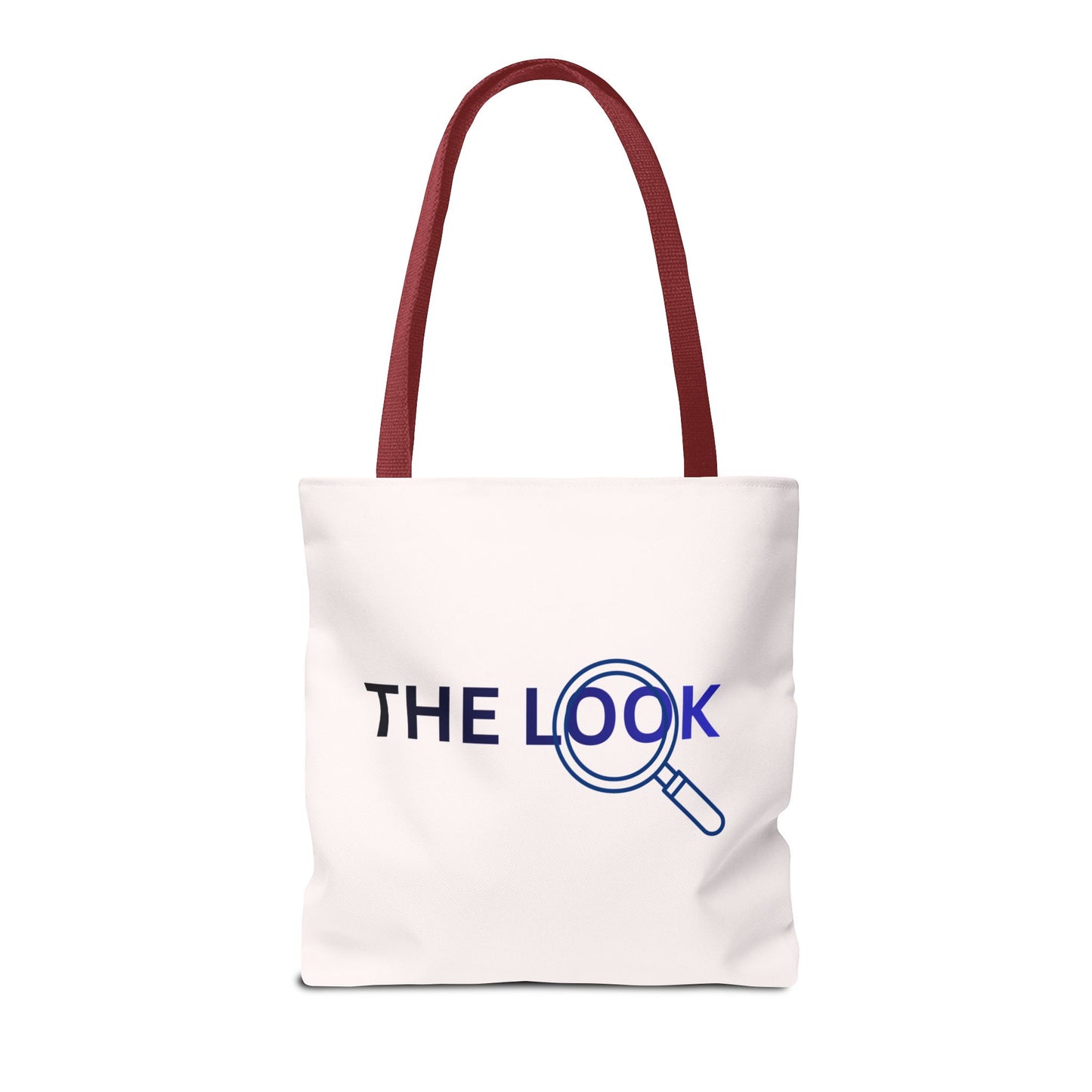 The Look Tote Magnifying Glass Logo Canvas Bag
