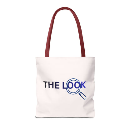 The Look Tote Magnifying Glass Logo Canvas Bag