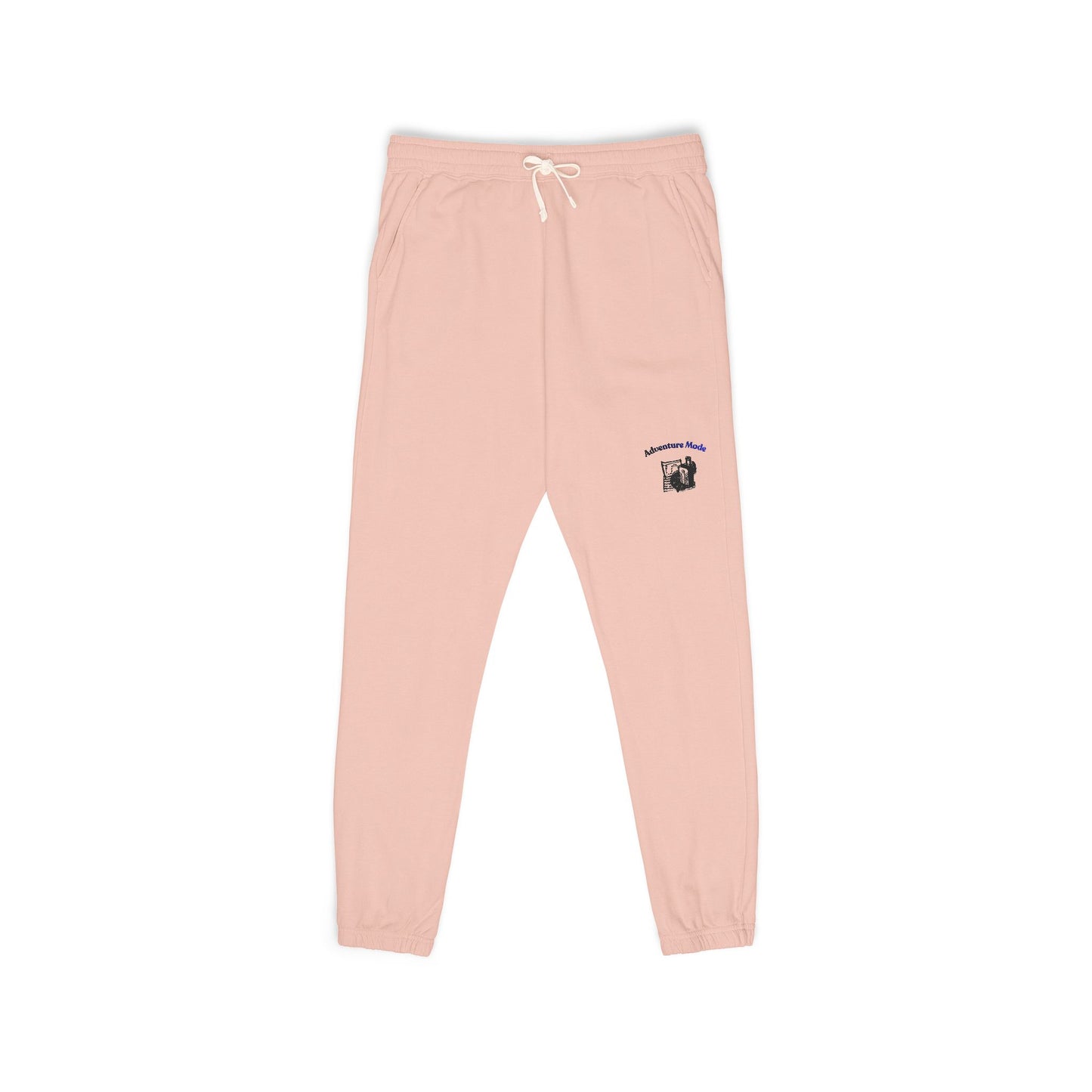 Cream 'Good Intentions' Fleece Sweatpants — Cozy Garment-Dyed Lounge Joggers