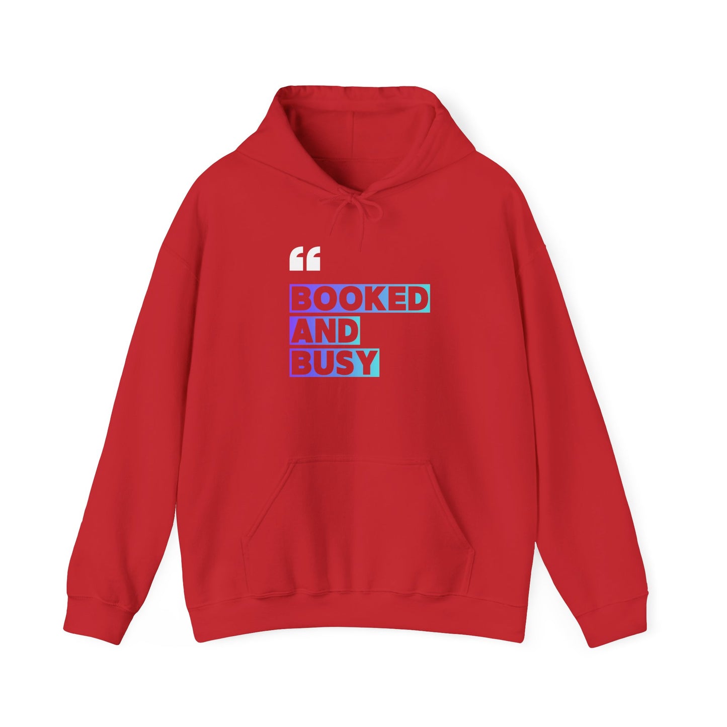 "Booked and Busy" Graphic Pullover for Readers & Creatives