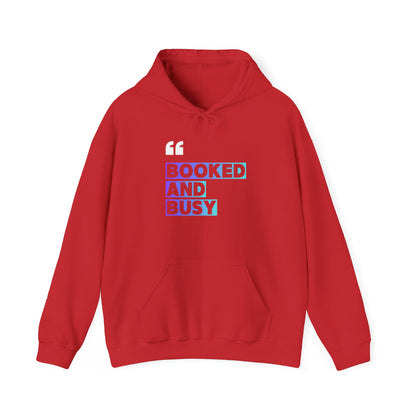 "Booked and Busy" Graphic Pullover for Readers & Creatives