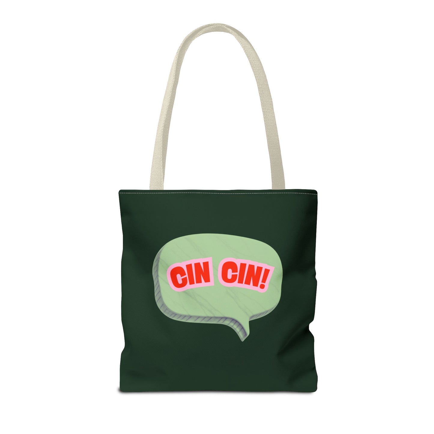 Cin Cin! Speech Bubble Cotton Tote Bag