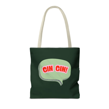 Cin Cin! Speech Bubble Cotton Tote Bag