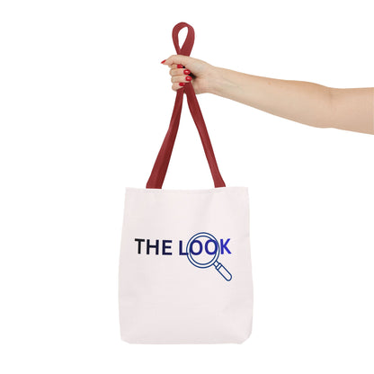 The Look Tote Magnifying Glass Logo Canvas Bag