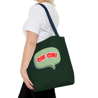 Cin Cin! Speech Bubble Cotton Tote Bag