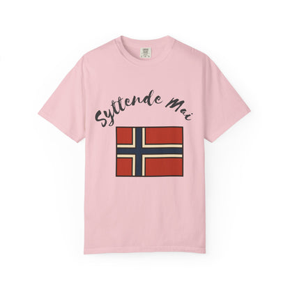 Norwegian Flag T-Shirt Syttende Mai Celebration Tee