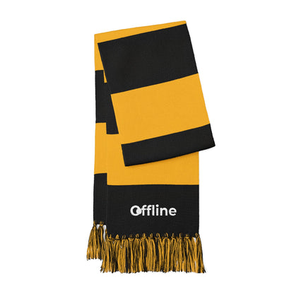Embroidered 'Offline' Spectator Scarf