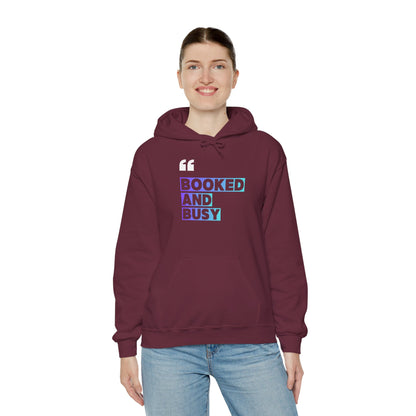 "Booked and Busy" Graphic Pullover for Readers & Creatives