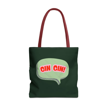 Cin Cin! Speech Bubble Cotton Tote Bag