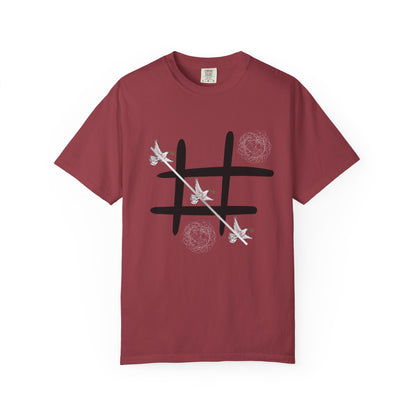 Tic Tac Doves Graphic T-Shirt Peace Wins