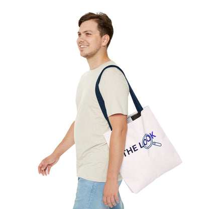 The Look Tote Magnifying Glass Logo Canvas Bag