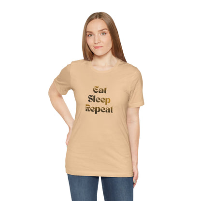 Eat Sleep Repeat Unisex Jersey Short Sleeve Tee