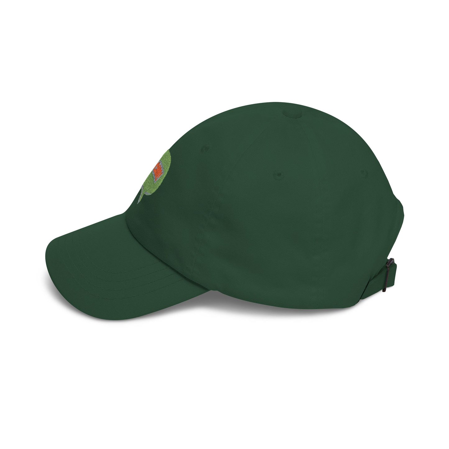 "Cin Cin" Green Speech Bubble Embroidered Patch Hat
