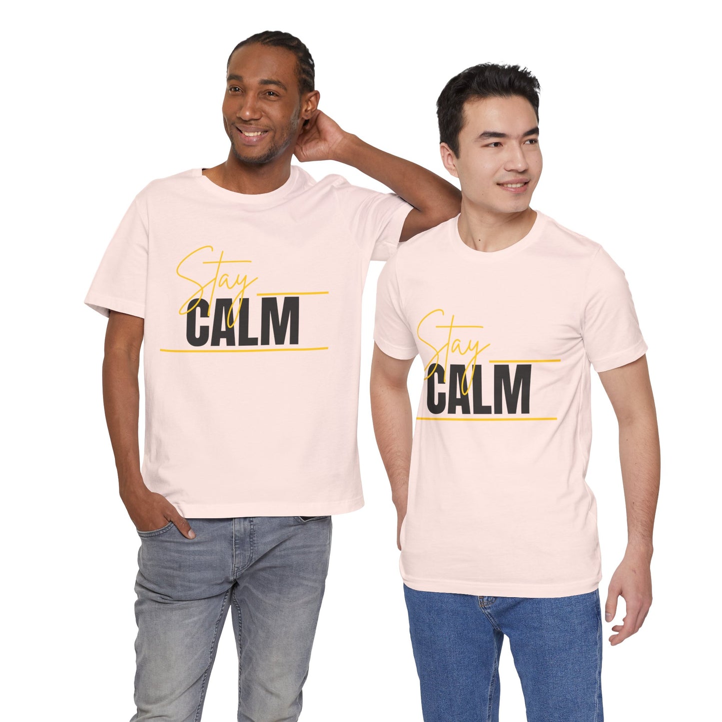 Stay Calm Tee  Minimal Motivational Graphic T-Shirt