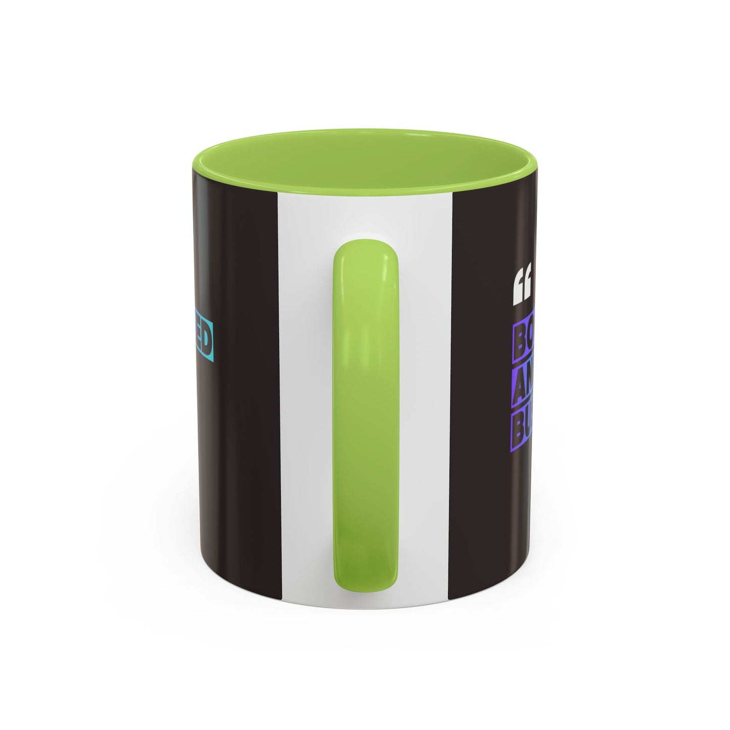 Booked and Busy Accent Coffee Mug — 11/15oz