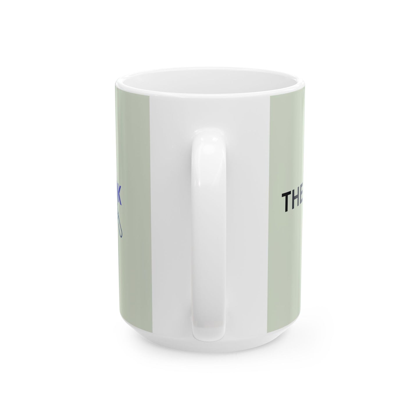 "The Look" Minimalist Coffee Cup with Sleek Line Art (11oz, 15oz)