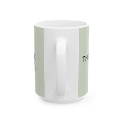 "The Look" Minimalist Coffee Cup with Sleek Line Art (11oz, 15oz)