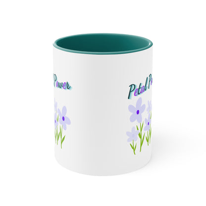Petal Power Floral - Accent Coffee Mug (11 oz.)