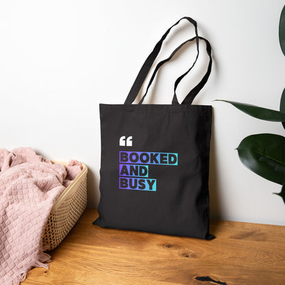 Booked and Busy Tote Bag