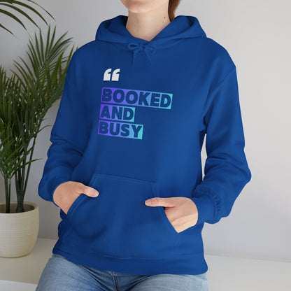 "Booked and Busy" Graphic Pullover for Readers & Creatives