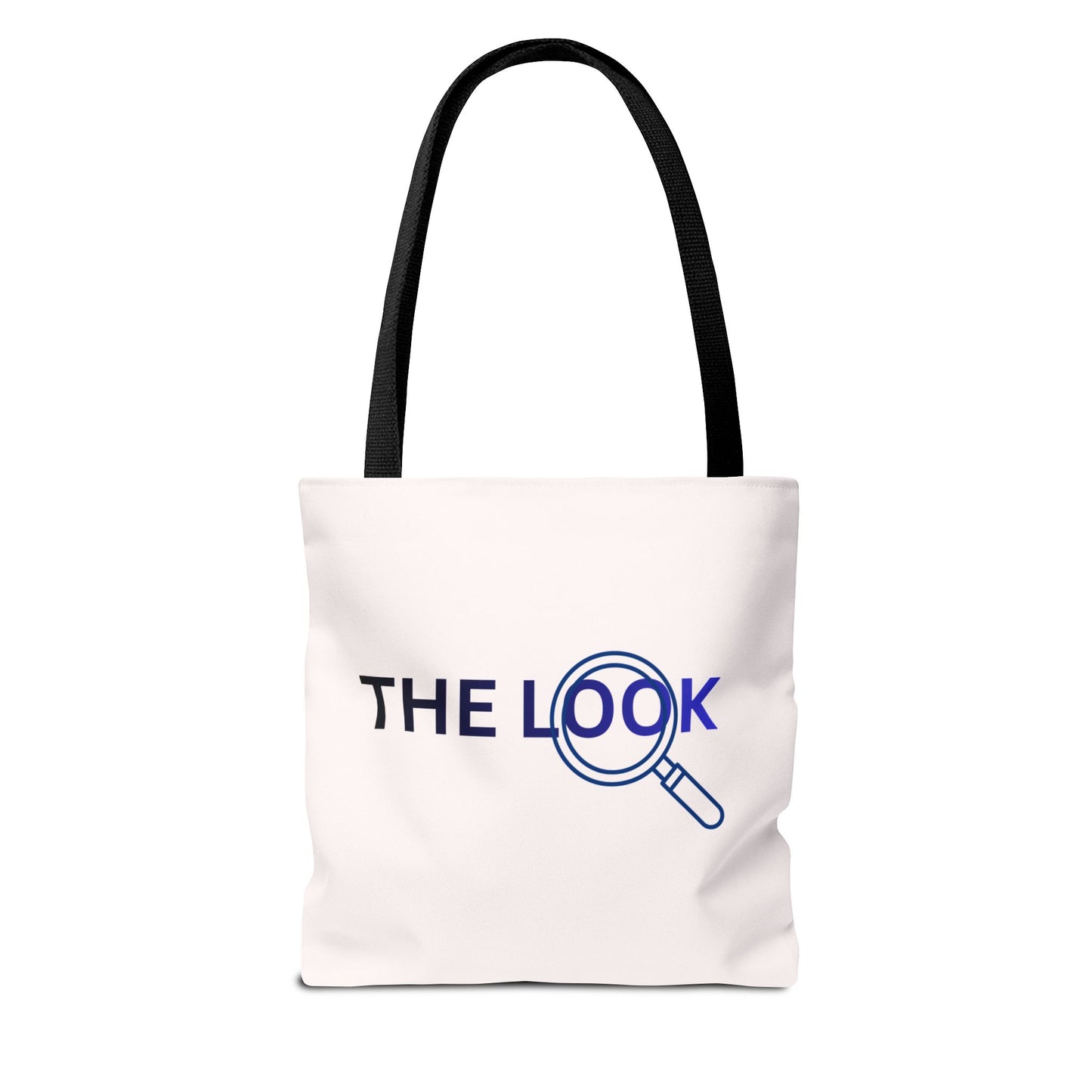 The Look Tote Magnifying Glass Logo Canvas Bag