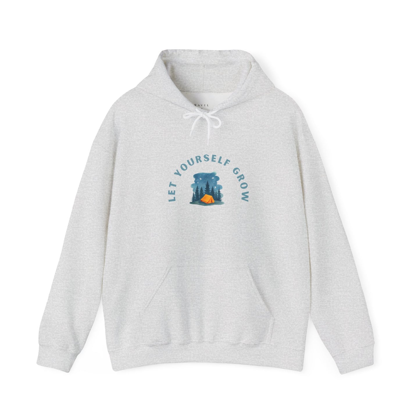 Let Yourself Grow Hoodie — Botanical Plant Graphic Hooded Sweatshirt