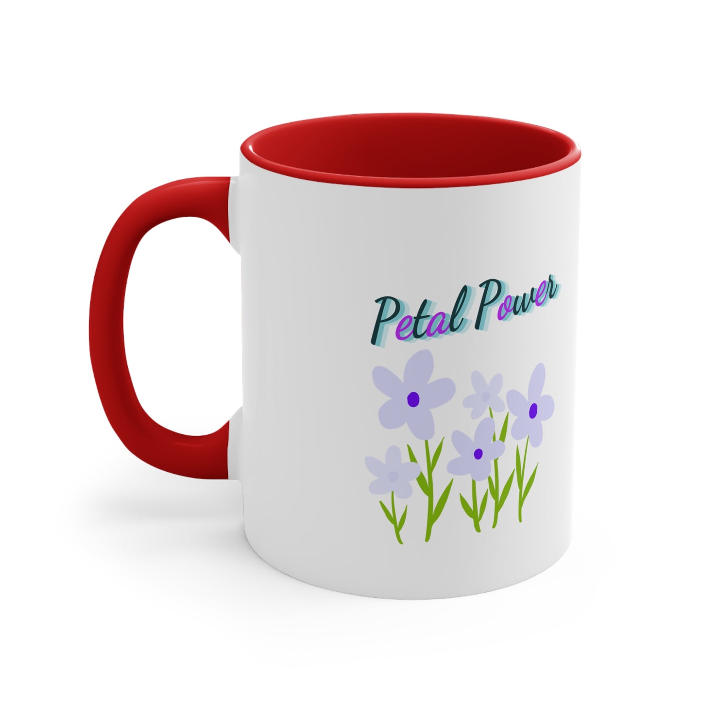 Petal Power Floral - Accent Coffee Mug (11 oz.)