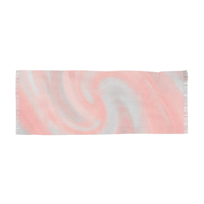 Coral Swirl Lightweight Fashion Scarf