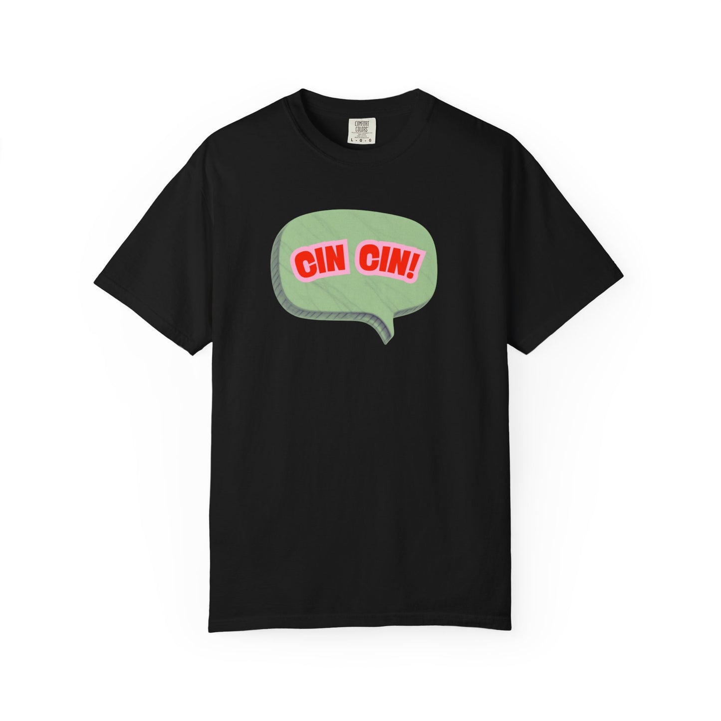 Cin Cin! Graphic Retro Speech Bubble Tee
