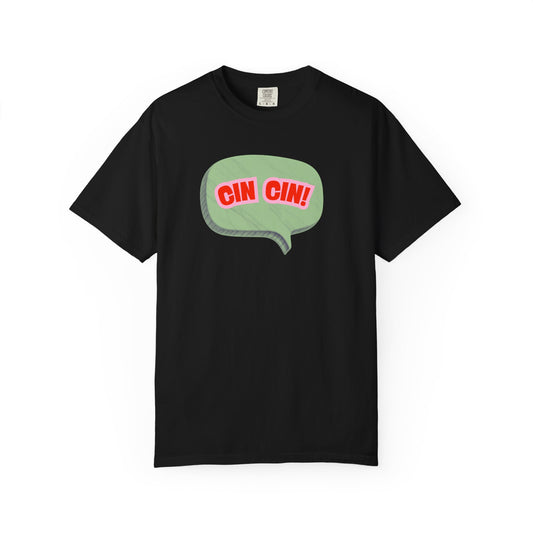 Cin Cin! Graphic Retro Speech Bubble Tee