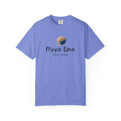 Movie Time T-Shirt – Cozy Vibes Popcorn Graphic Tee