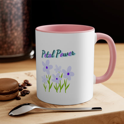 Petal Power Floral - Accent Coffee Mug (11 oz.)